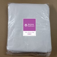 XH0021 白色不防水中床單
